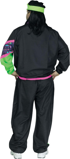 Men's 80's Track Suit Adult Costume | Plus Size