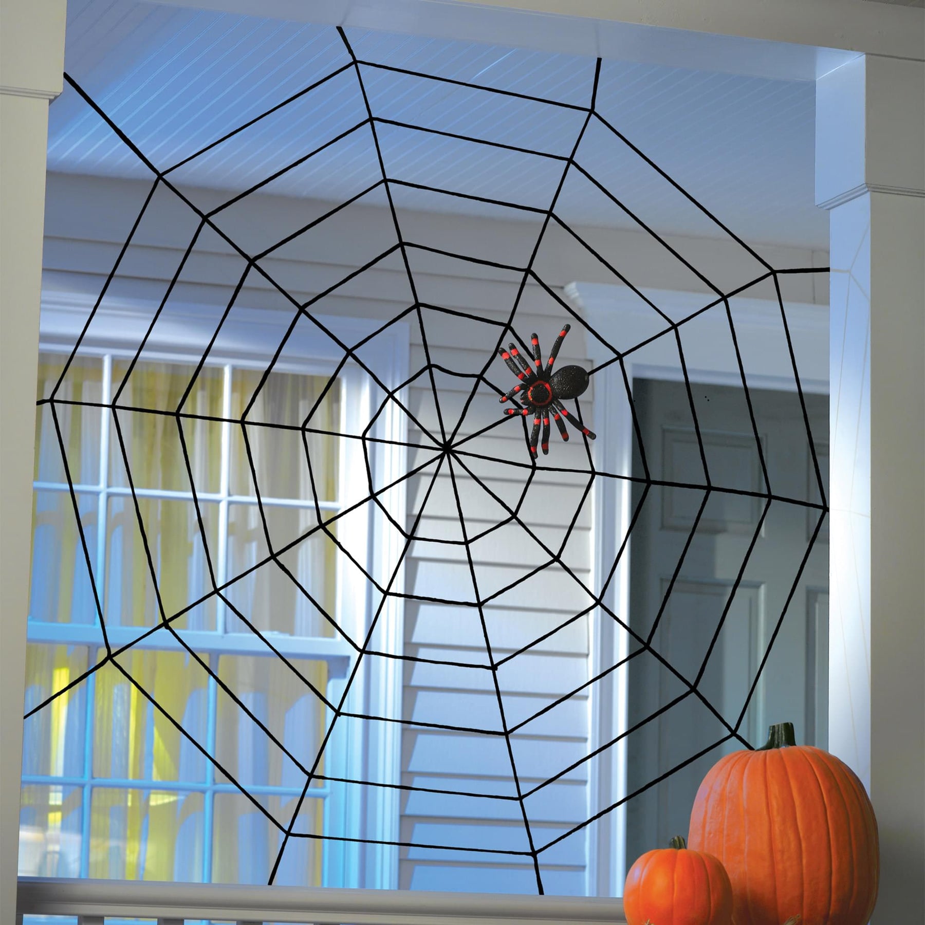 5 Foot Rope Spider Web Halloween Decoration