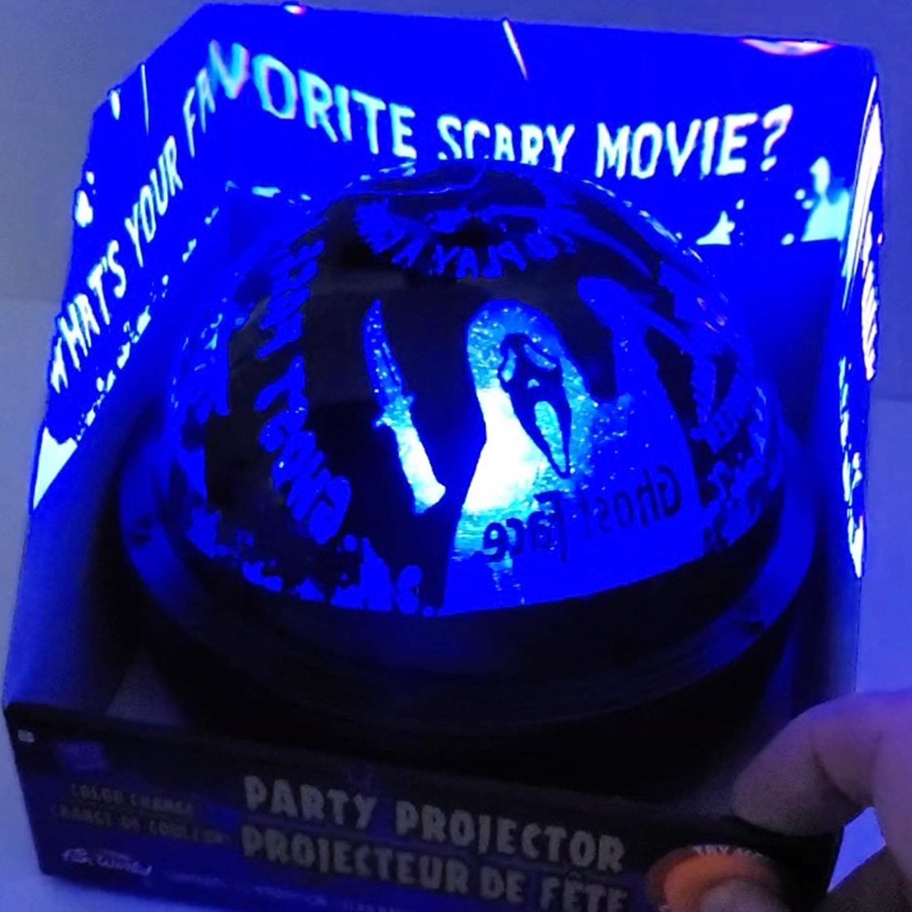 Scream Ghost Face Halloween Scene Party Projector