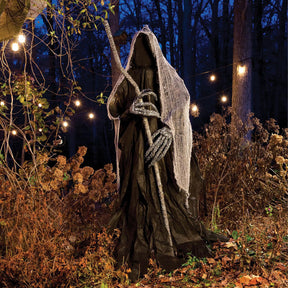 Reaper With Staff 6 Foot Halloween Yard Decor