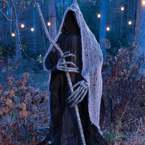 Reaper With Staff 6 Foot Halloween Yard Decor