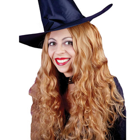 30" Curly Auburn Costume Wig