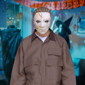 Halloween Michael Myers Adult Costume Memory-Flex Mask | One Size