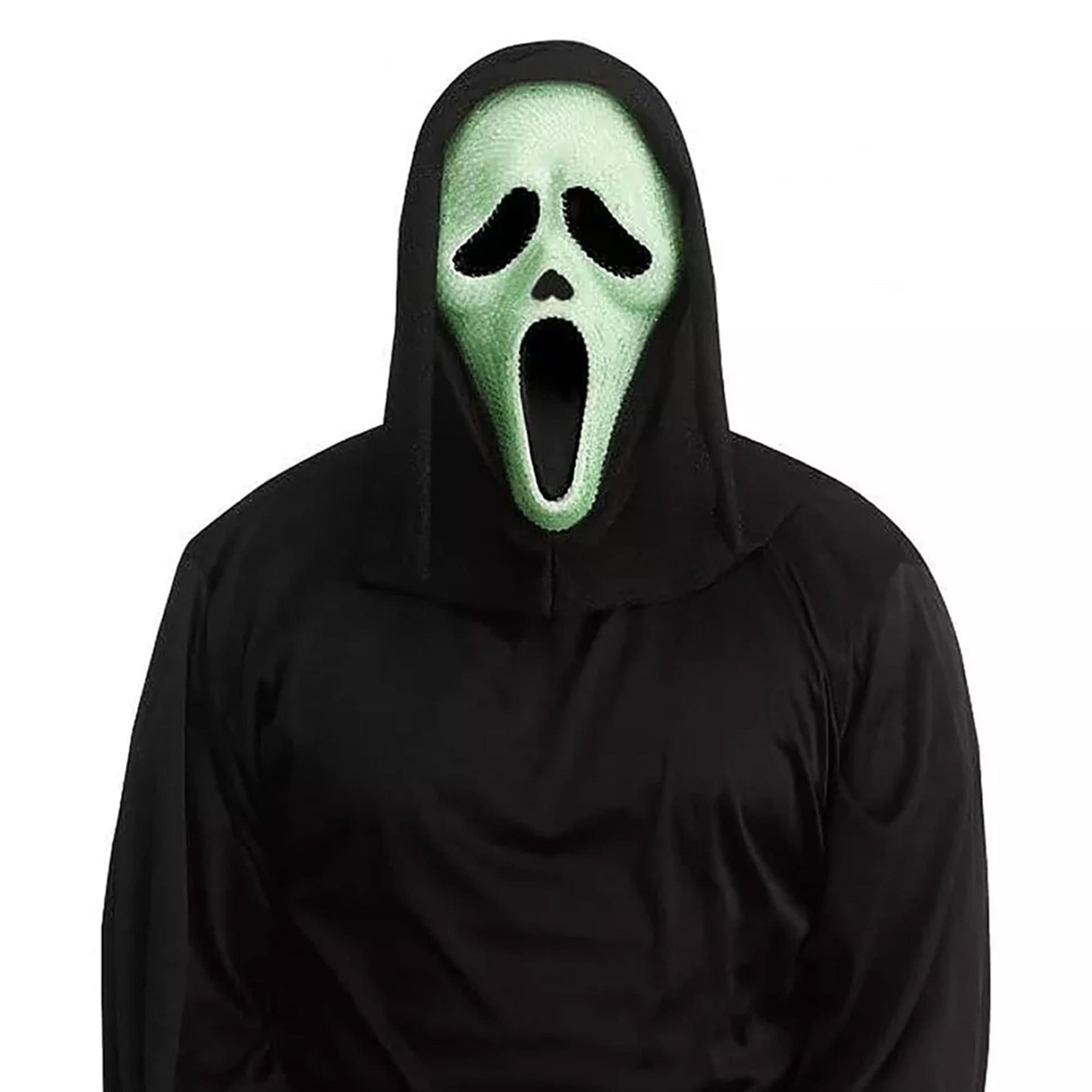 Ghost Face GID Bling Costume Mask