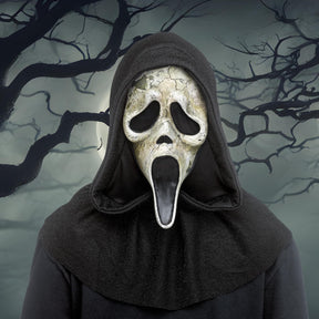 Scream Ghost Face Aged Deluxe Adult Costume Mask