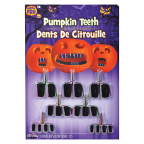 Oil Slick Pumpkin Decorating Teeth | Buck Teeth