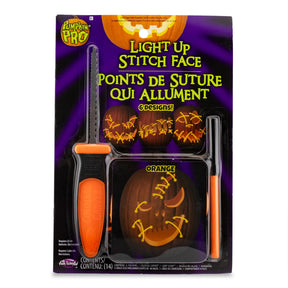 E.L.Stitch Face Pumpkin Carving Kit | Orange