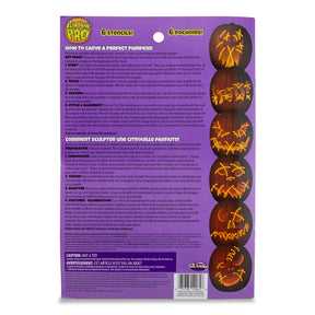 E.L.Stitch Face Pumpkin Carving Kit | Orange