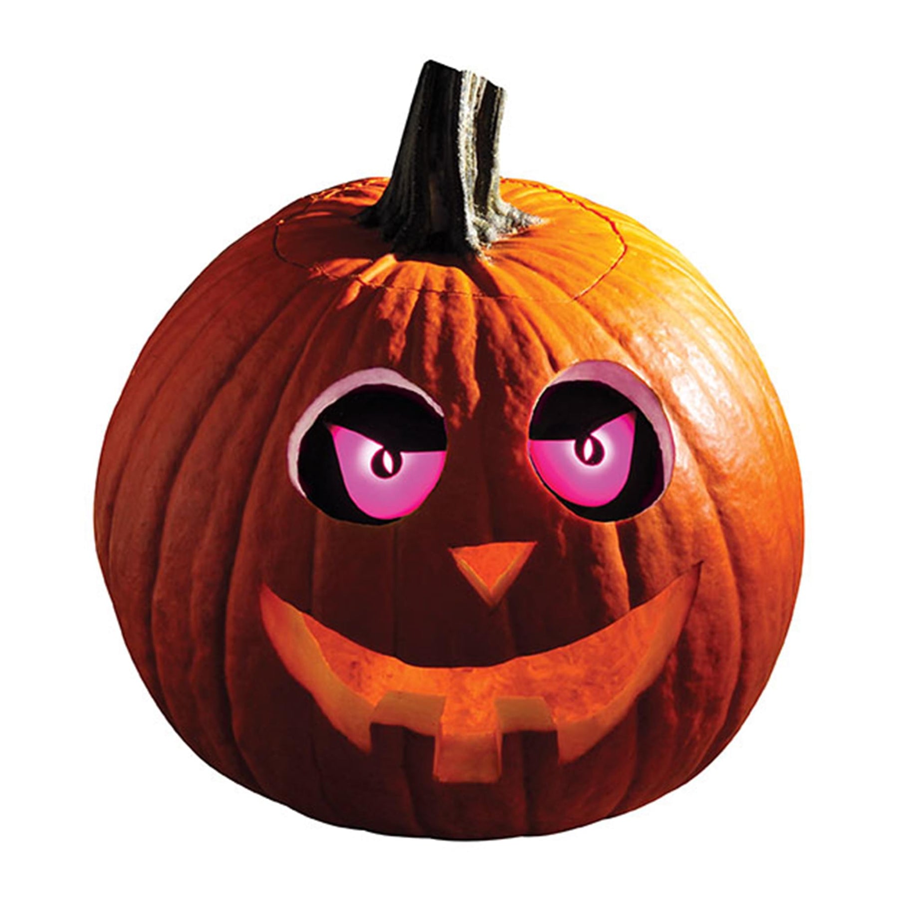 Eerie Light-Up Pumpkin Eyes Halloween Decoration | Purple