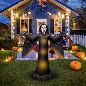 Scream Ghost Face 6' Inflatable Yard Decoration