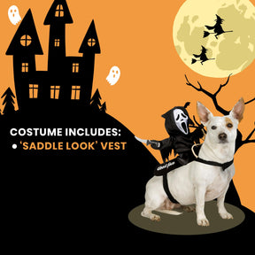 Ghost Face Rider Vest Pet Costume