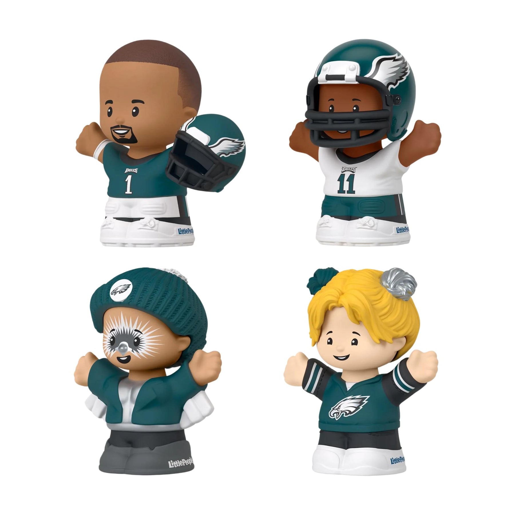 Philadelphia Eagles 4-Piece NFL Little People Collector Set