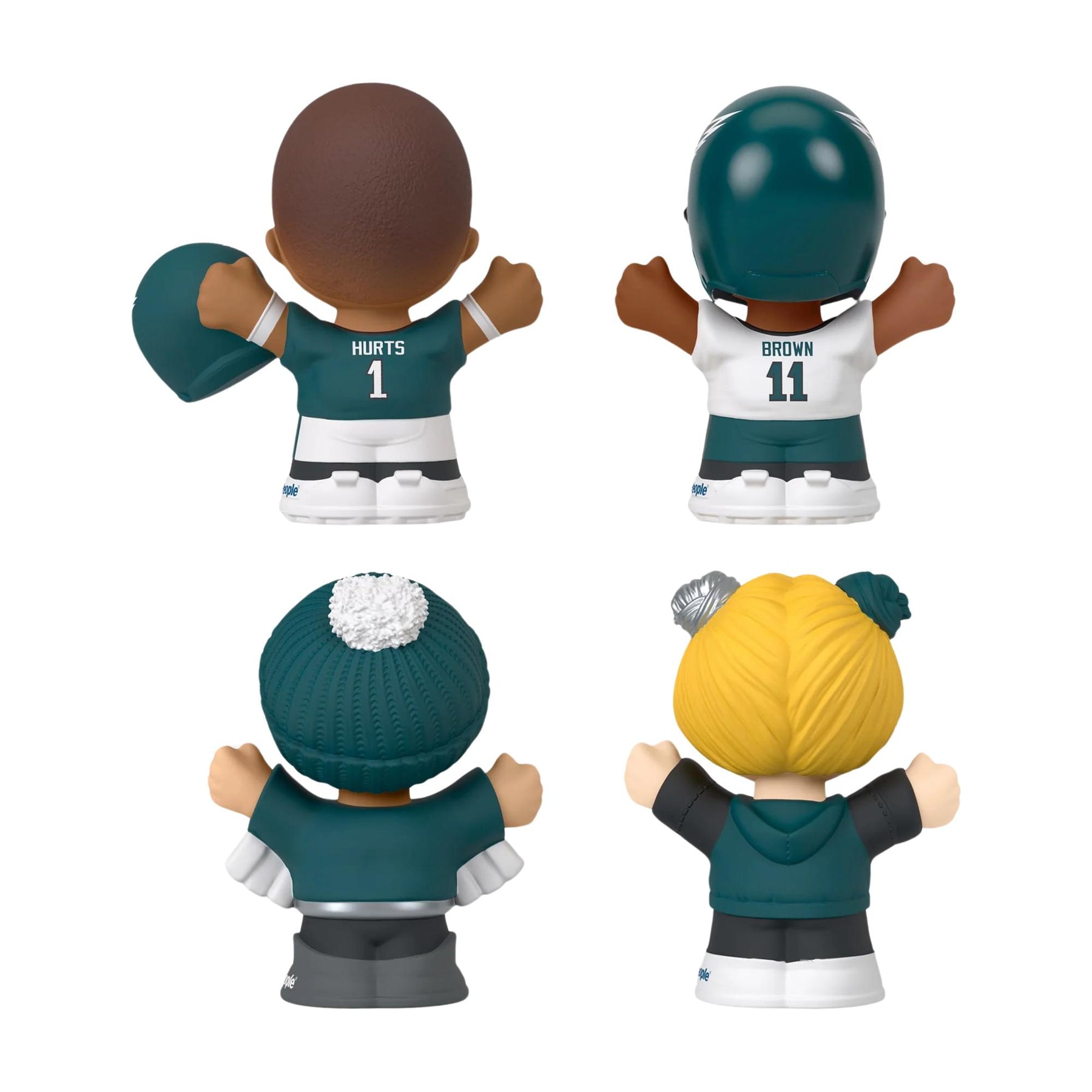 Philadelphia Eagles 4-Piece NFL Little People Collector Set