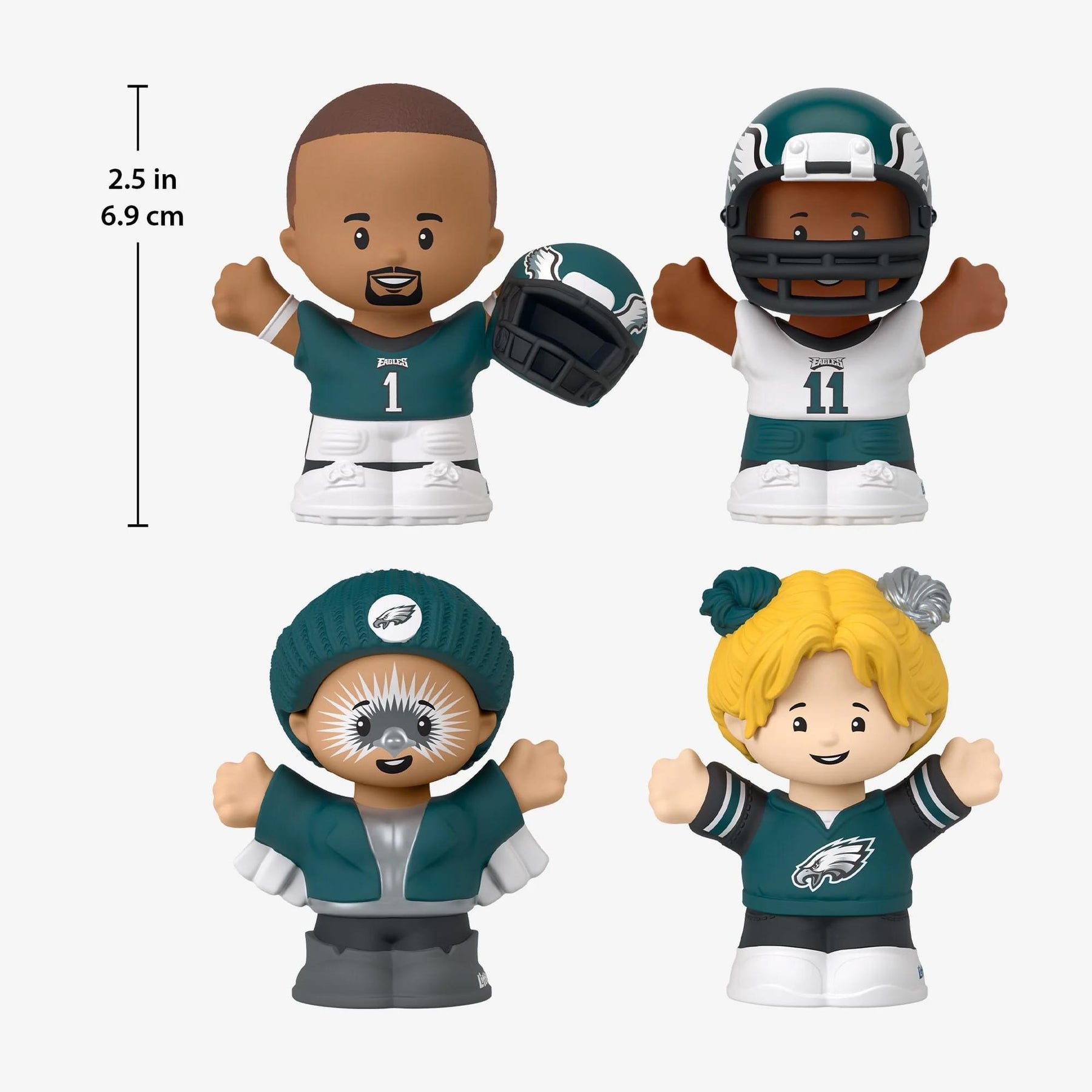 Philadelphia Eagles 4-Piece NFL Little People Collector Set