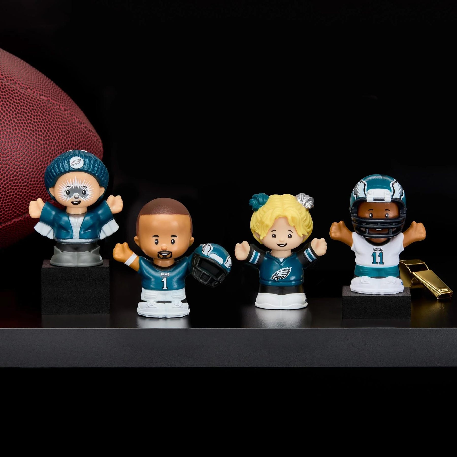 Philadelphia Eagles 4-Piece NFL Little People Collector Set