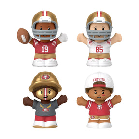 San Francisco 49ers 4-Piece NFL Little People Collector Set