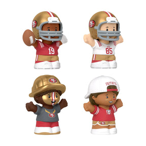 San Francisco 49ers 4-Piece NFL Little People Collector Set