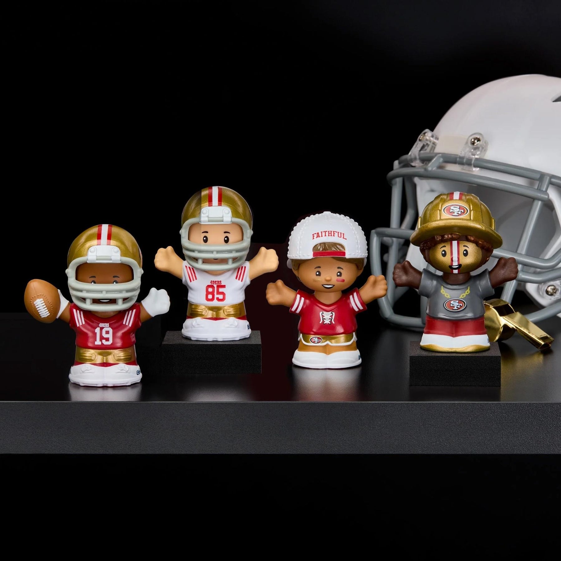 San Francisco 49ers 4-Piece NFL Little People Collector Set