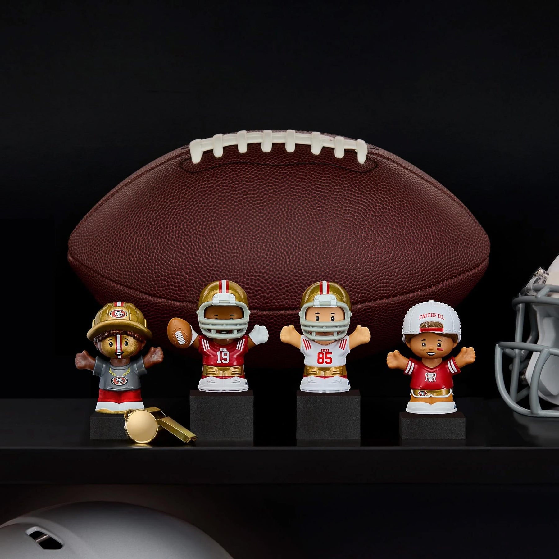 San Francisco 49ers 4-Piece NFL Little People Collector Set