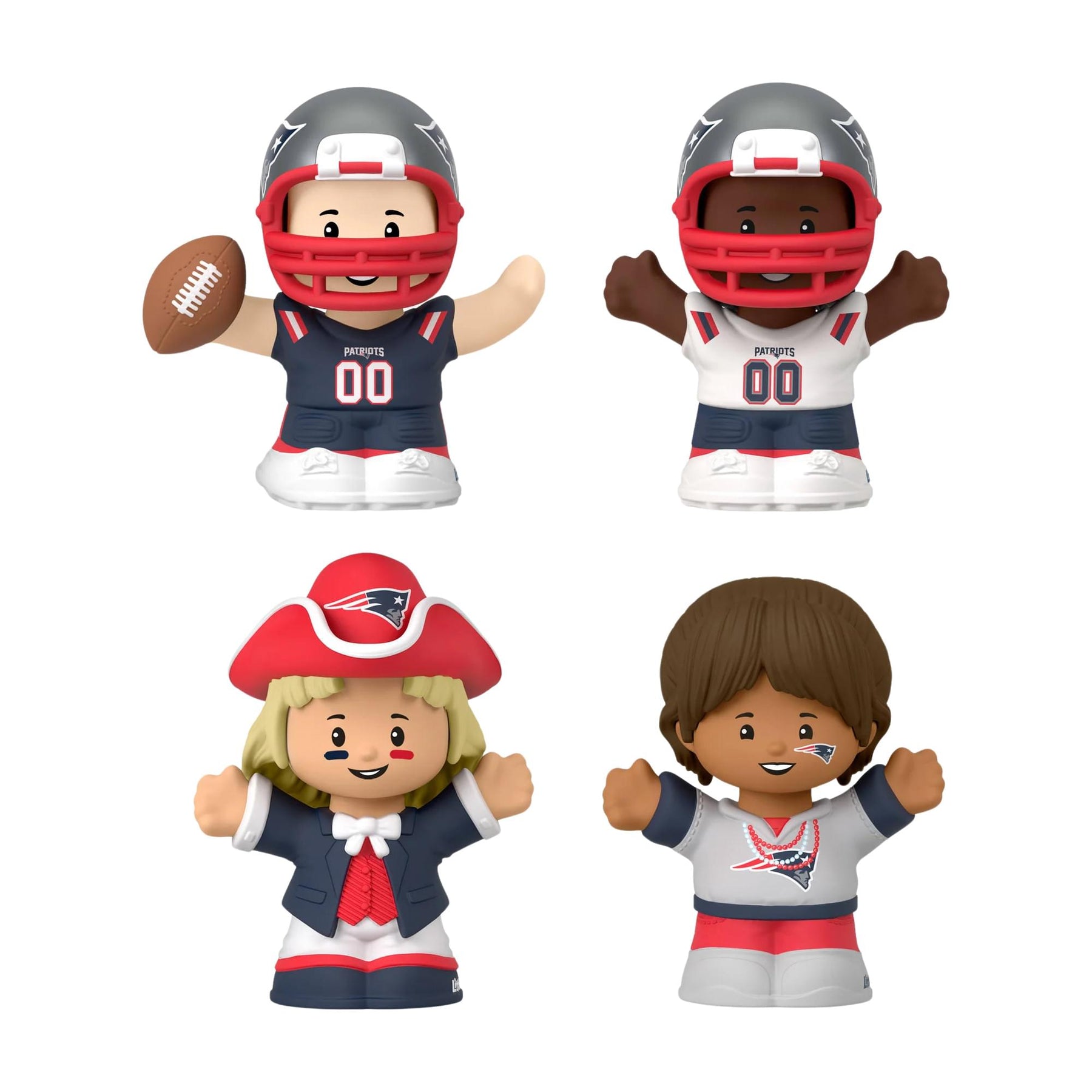 New England Patriots 4-Piece NFL Little People Collector Set