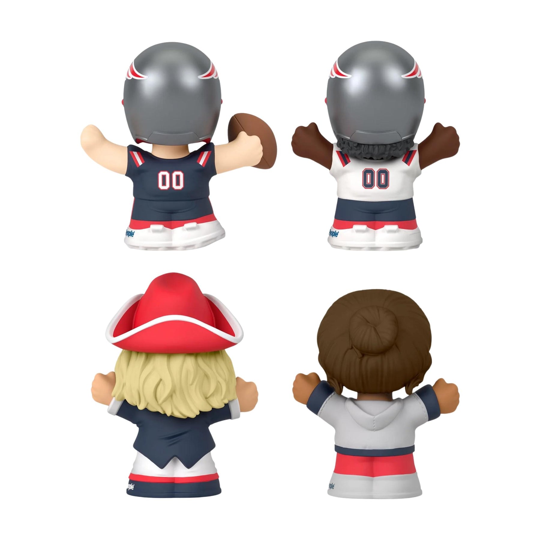 New England Patriots 4-Piece NFL Little People Collector Set