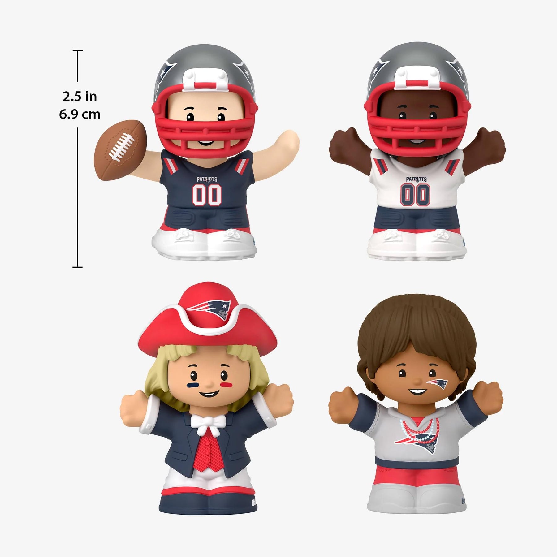 New England Patriots 4-Piece NFL Little People Collector Set