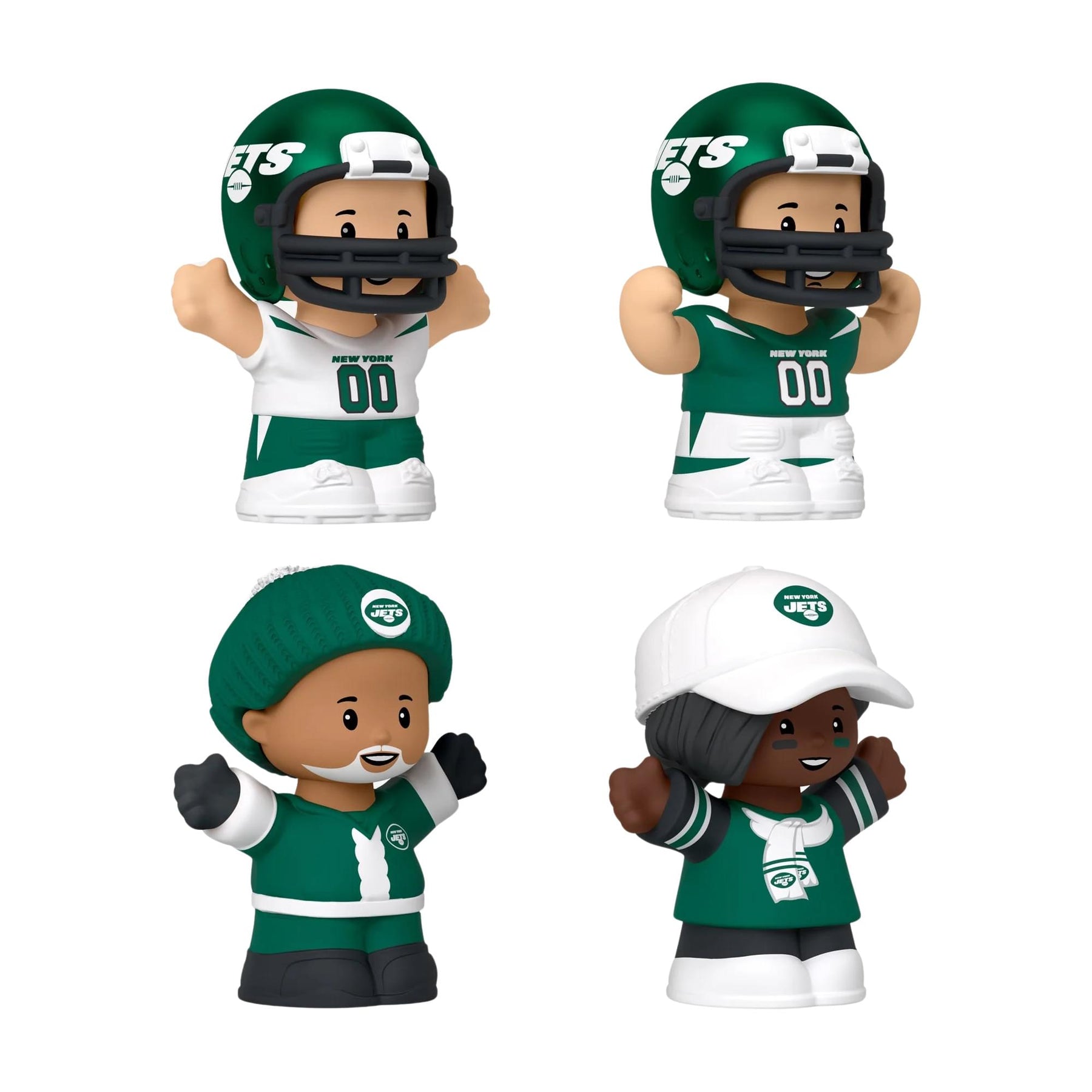 New York Jets 4-Piece NFL Little People Collector Set