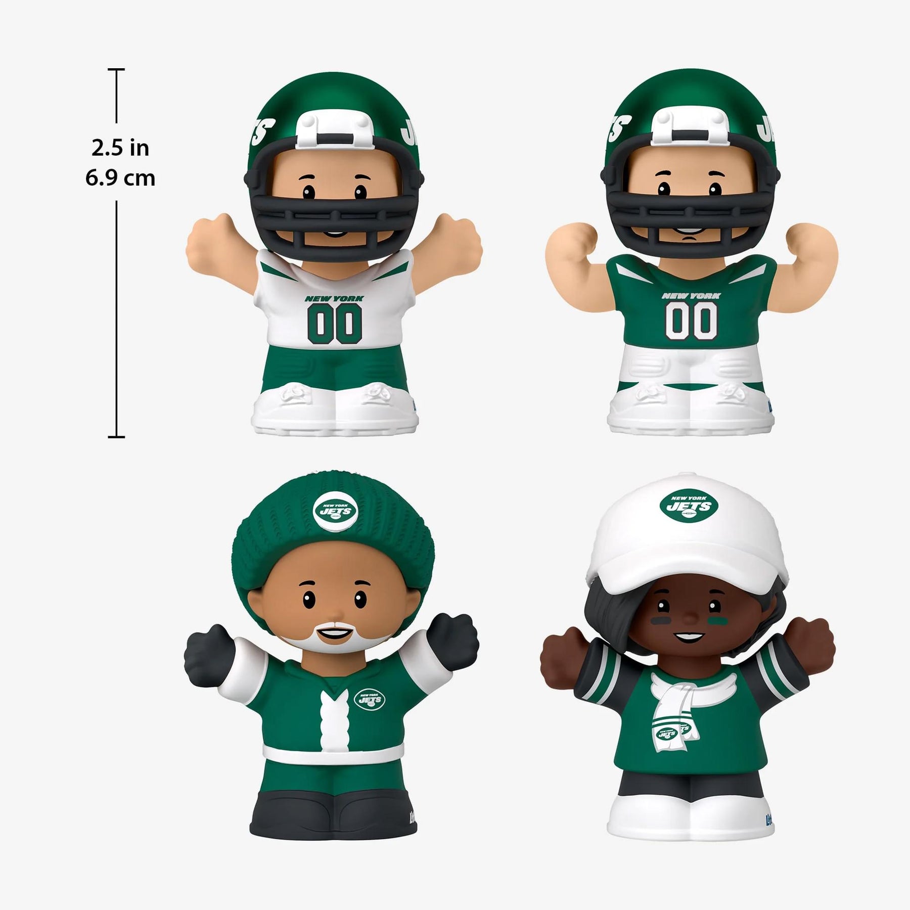 New York Jets 4-Piece NFL Little People Collector Set