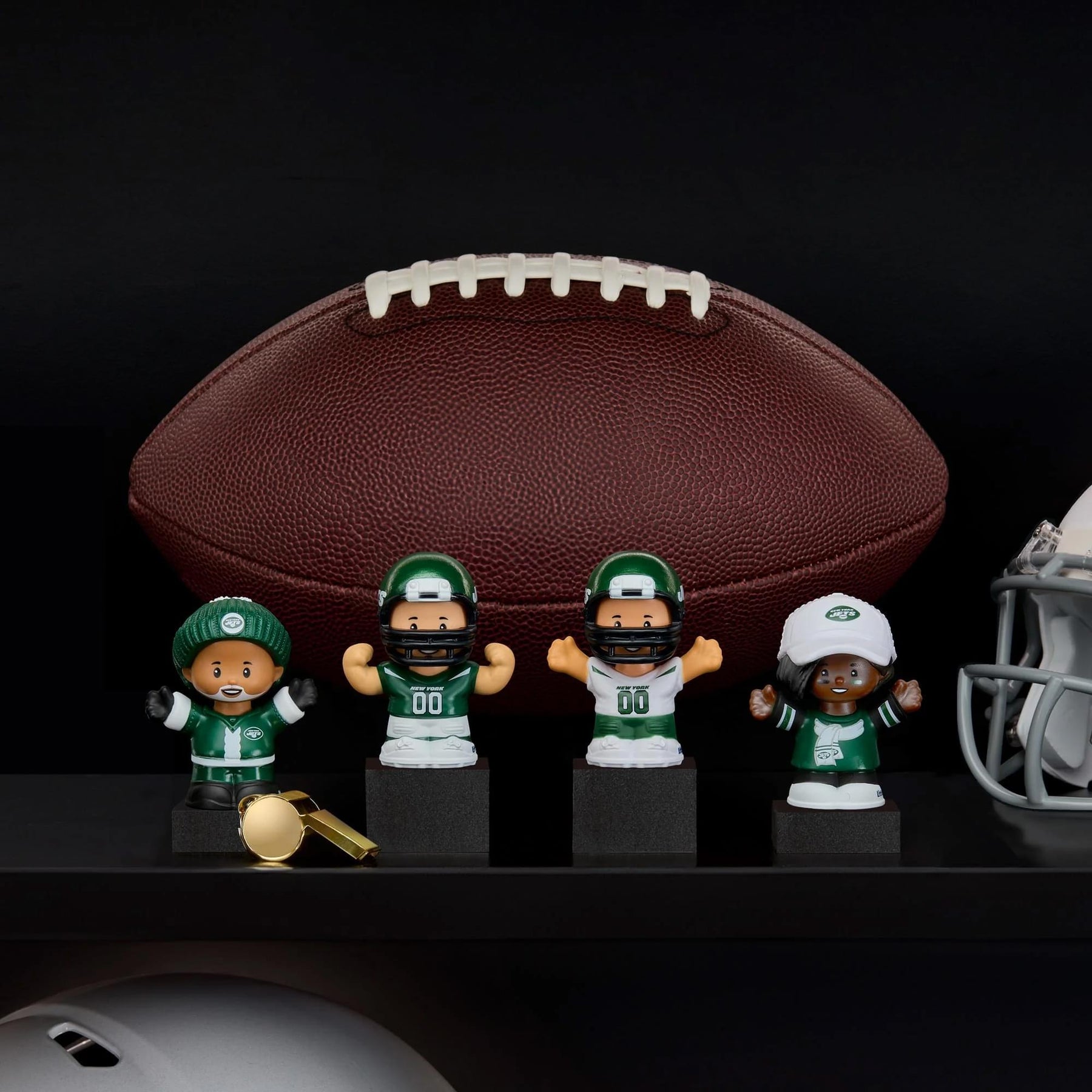 New York Jets 4-Piece NFL Little People Collector Set