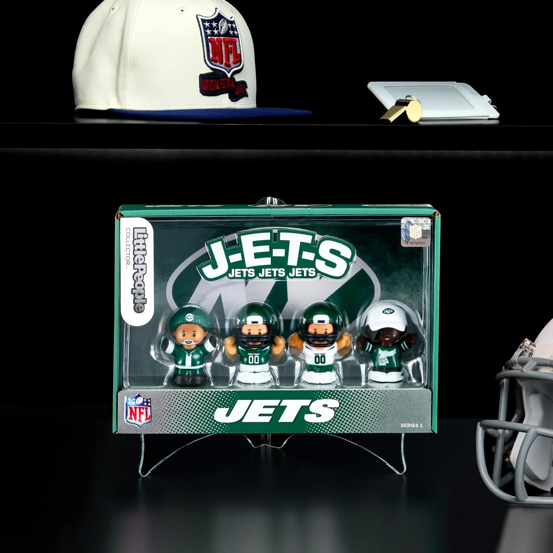 New York Jets 4-Piece NFL Little People Collector Set