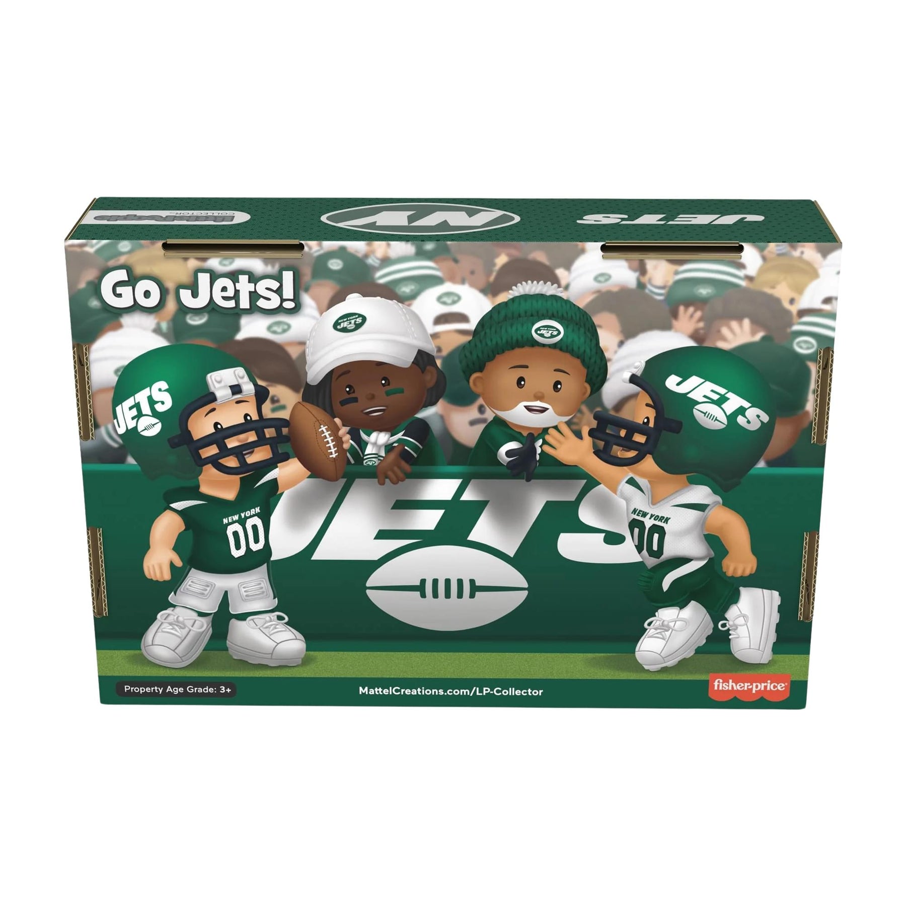 New York Jets 4-Piece NFL Little People Collector Set