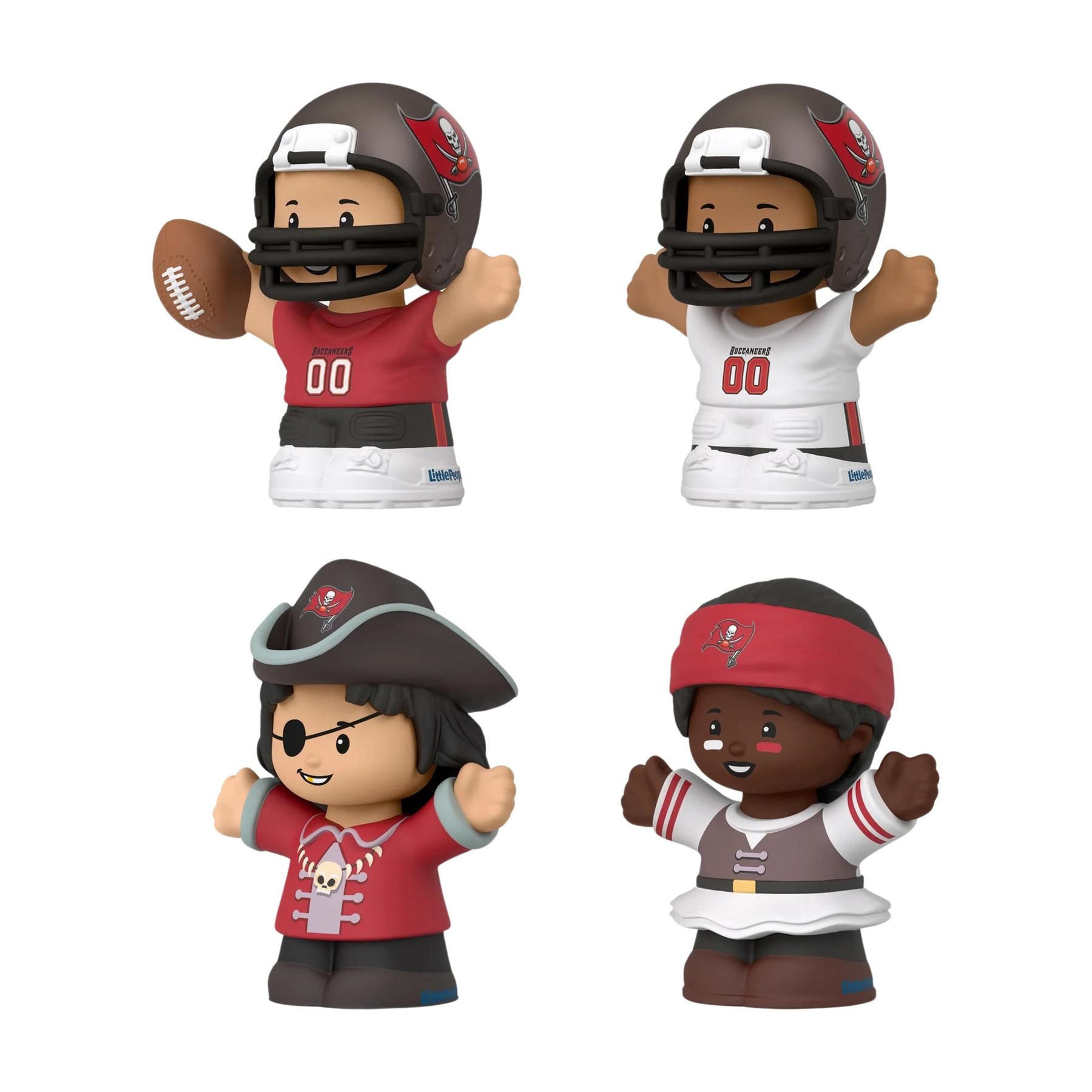 Tampa Bay Buccaneers 4-Piece NFL Little People Collector Set