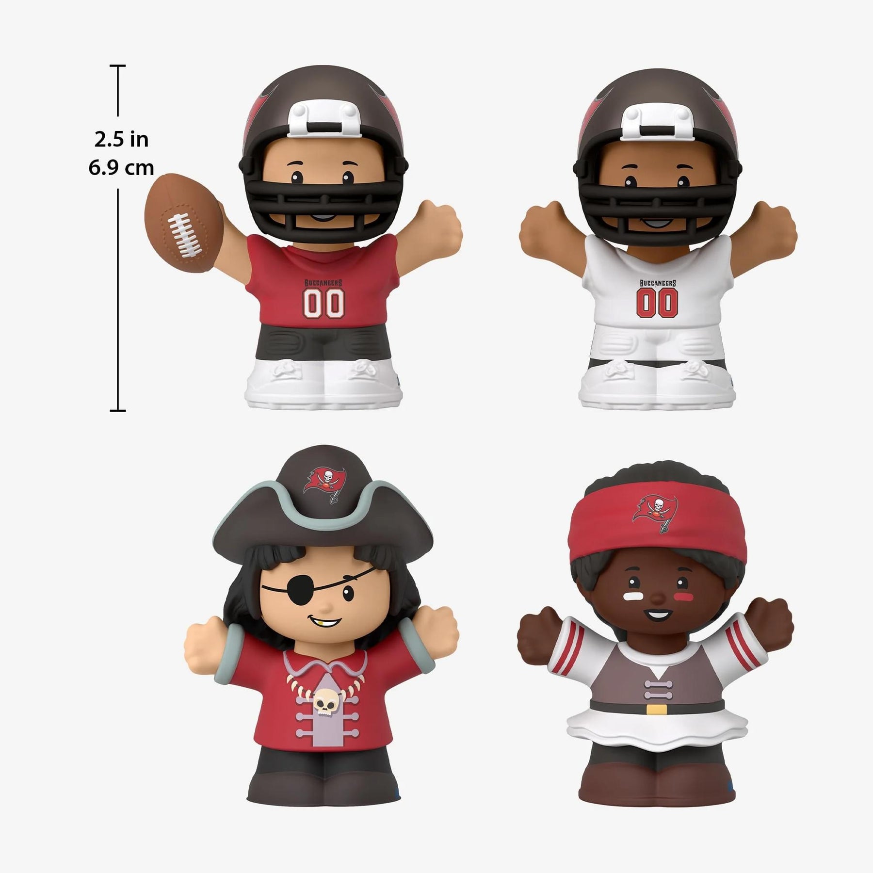 Tampa Bay Buccaneers 4-Piece NFL Little People Collector Set