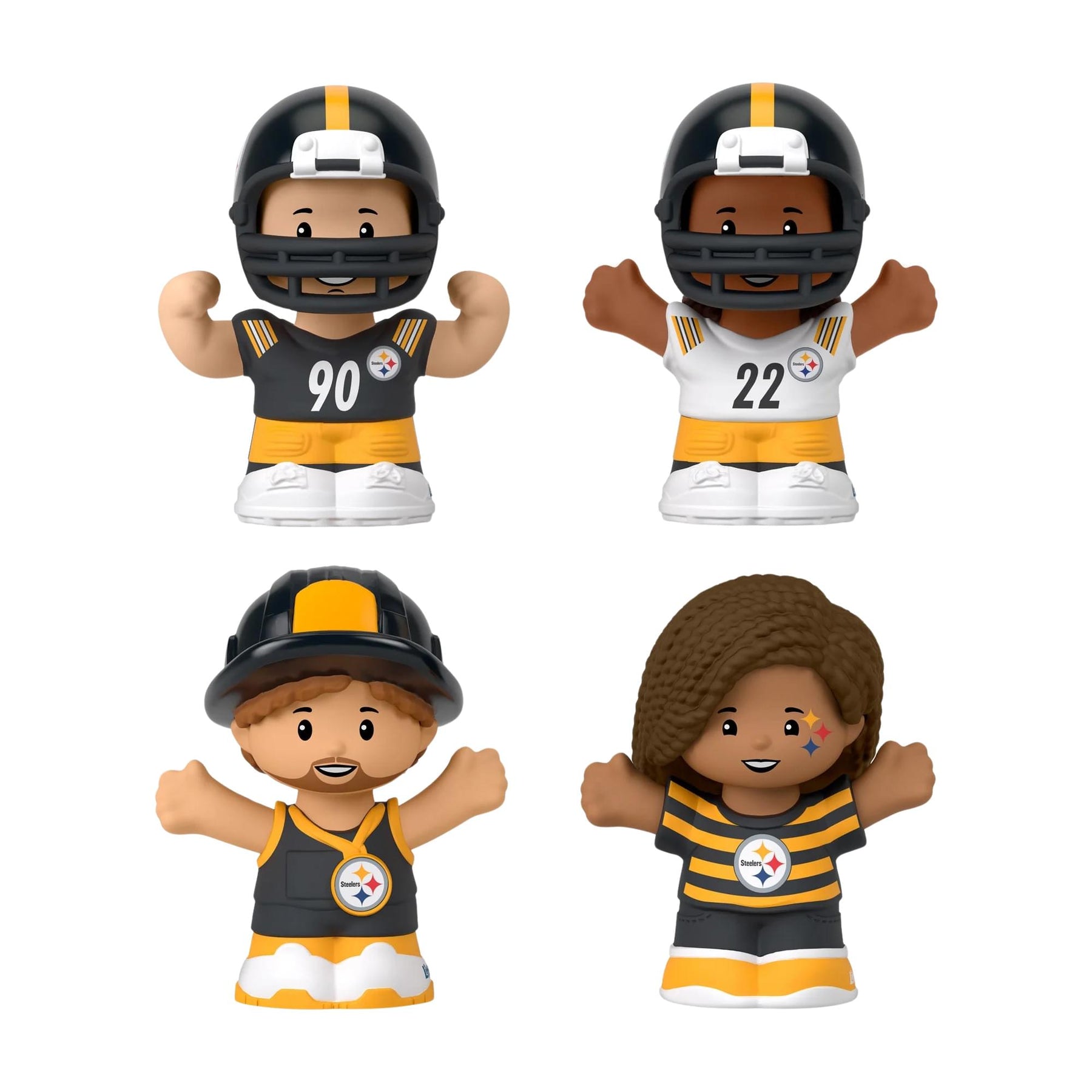 Pittsburg Steelers 4-Piece NFL Little People Collector Set