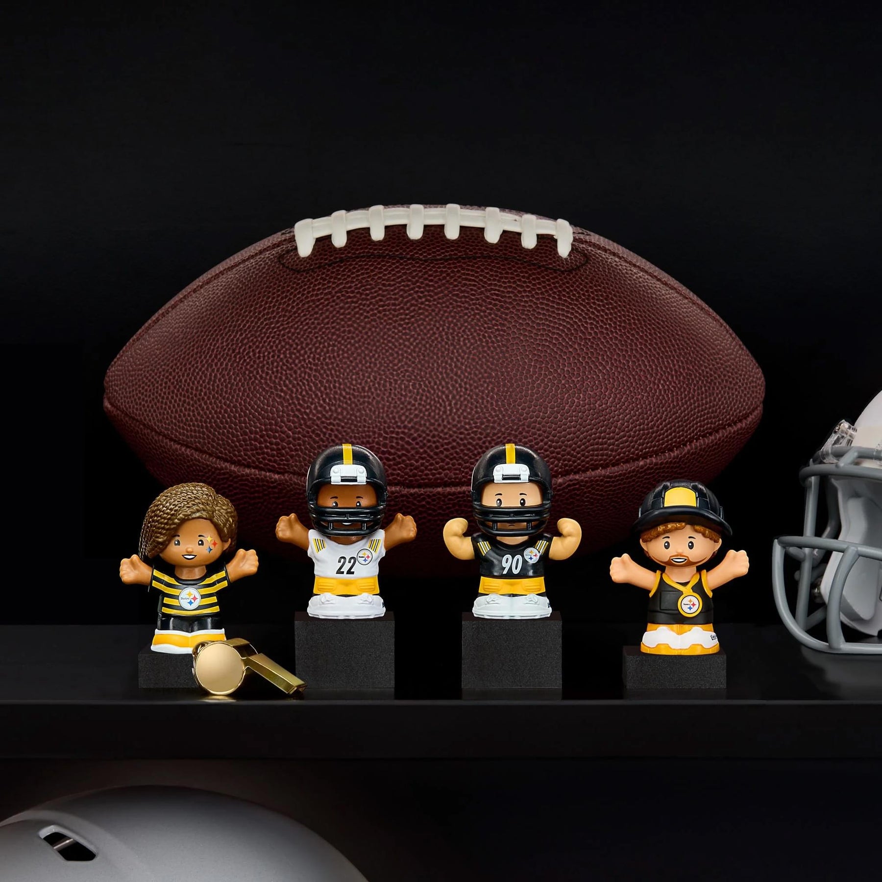 Pittsburg Steelers 4-Piece NFL Little People Collector Set