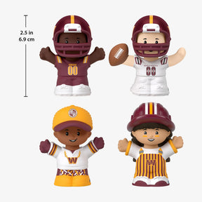 Washington Commanders 4-Piece NFL Little People Collector Set