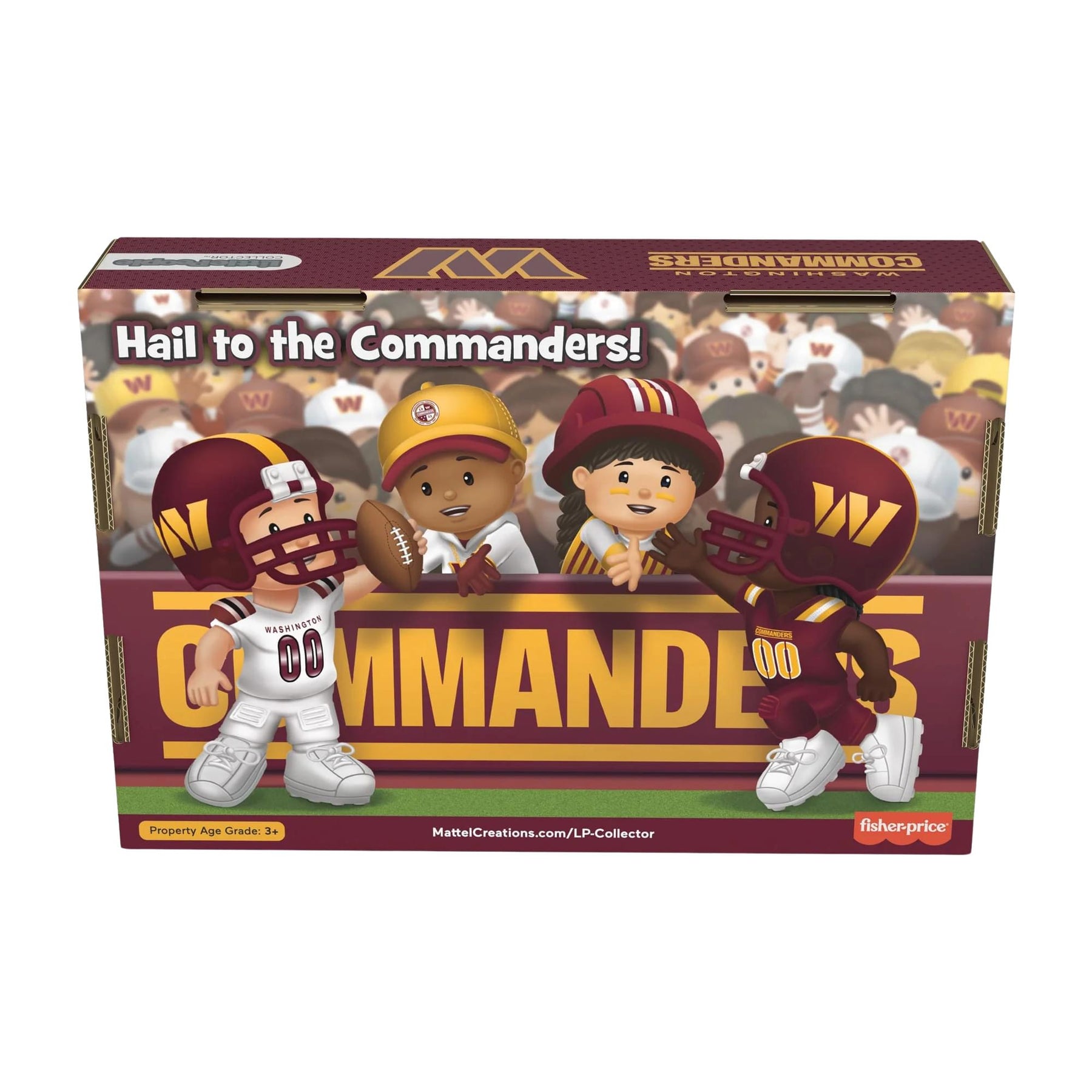 Washington Commanders 4-Piece NFL Little People Collector Set