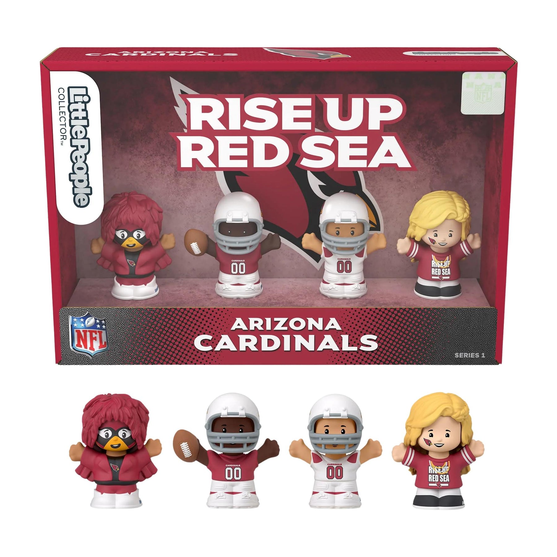 Arizona Cardinals 4-Piece NFL Little People Collector Set