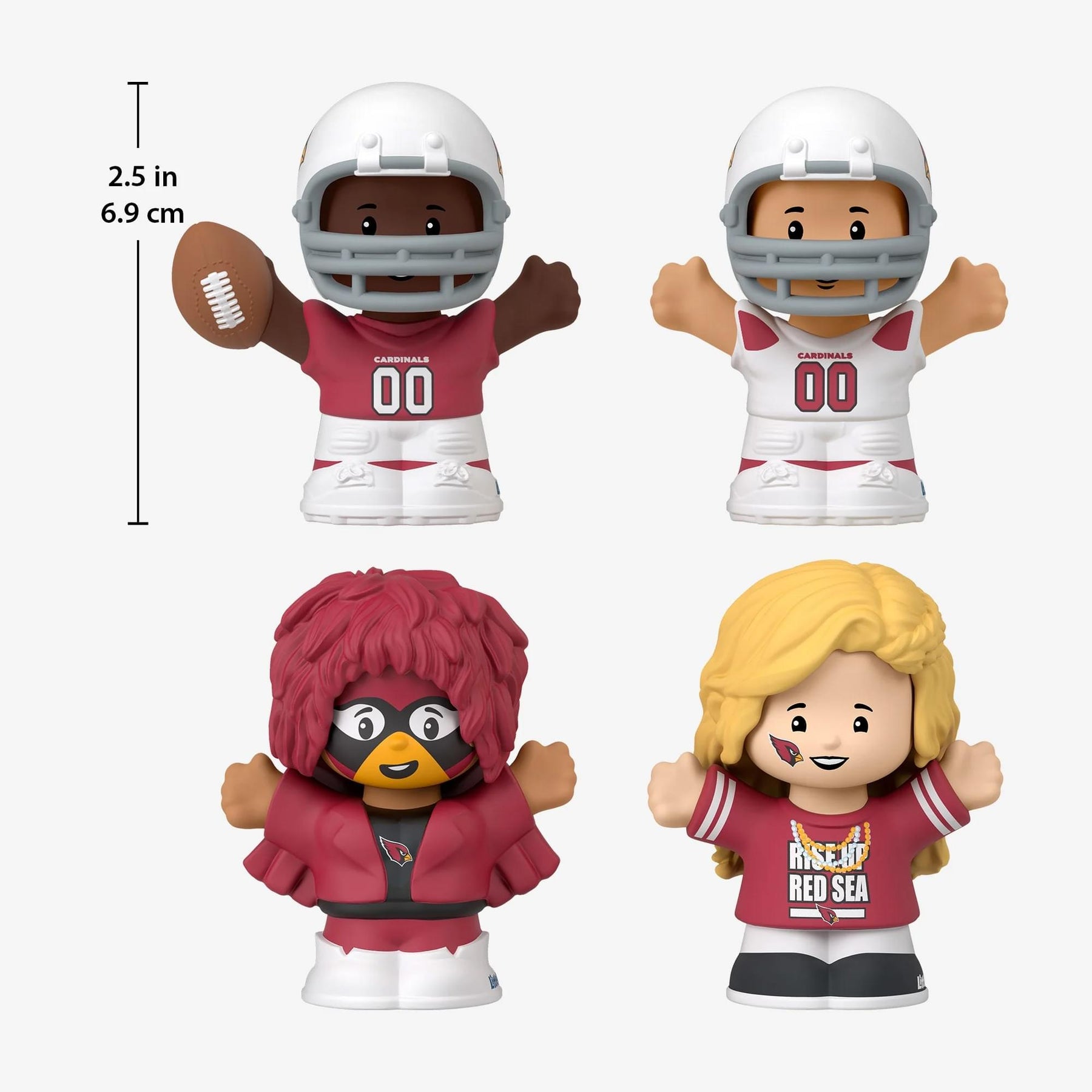 Arizona Cardinals 4-Piece NFL Little People Collector Set