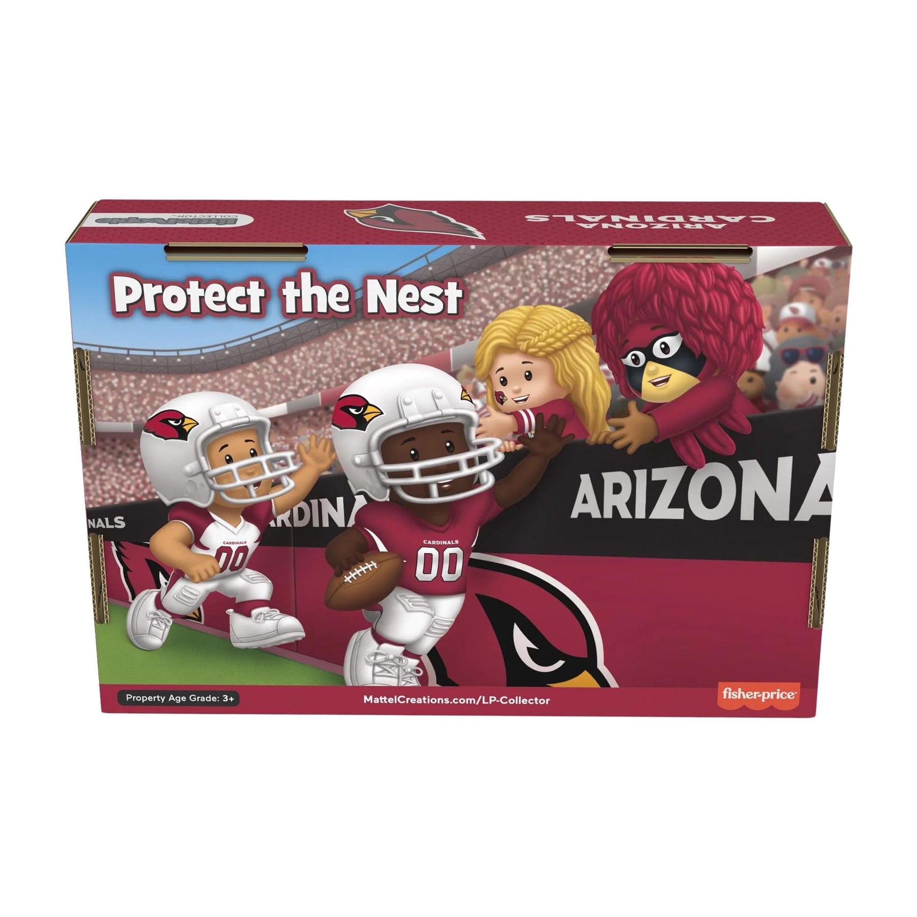 Arizona Cardinals 4-Piece NFL Little People Collector Set