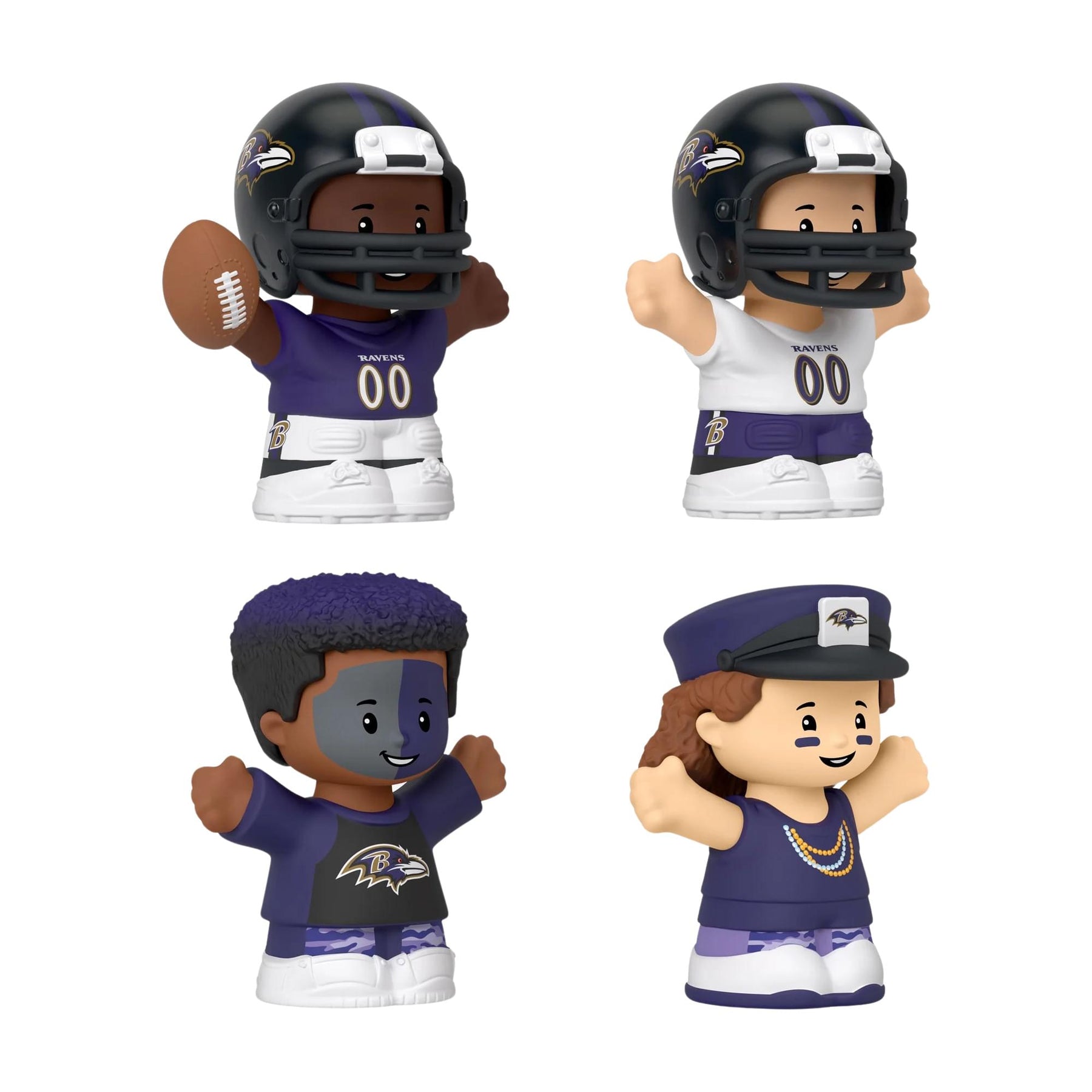 Baltimore Ravens 4-Piece NFL Little People Collector Set