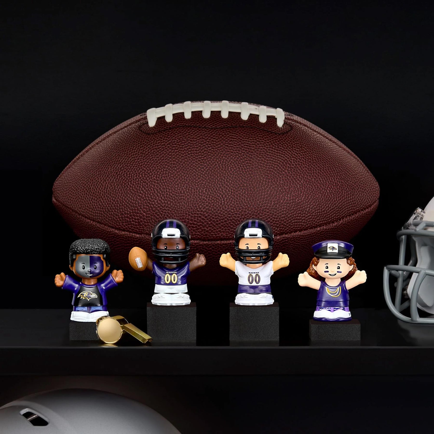 Baltimore Ravens 4-Piece NFL Little People Collector Set