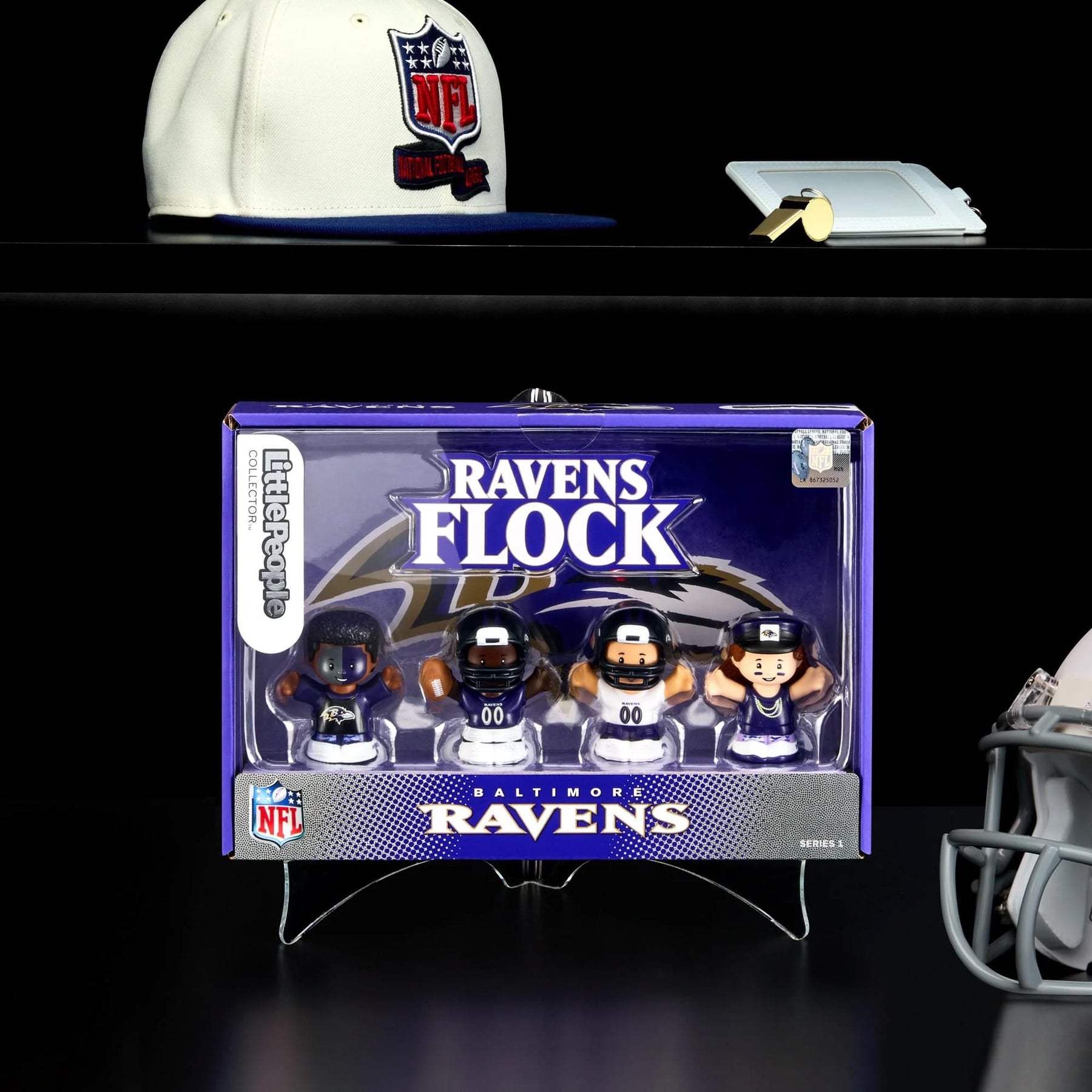 Baltimore Ravens 4-Piece NFL Little People Collector Set