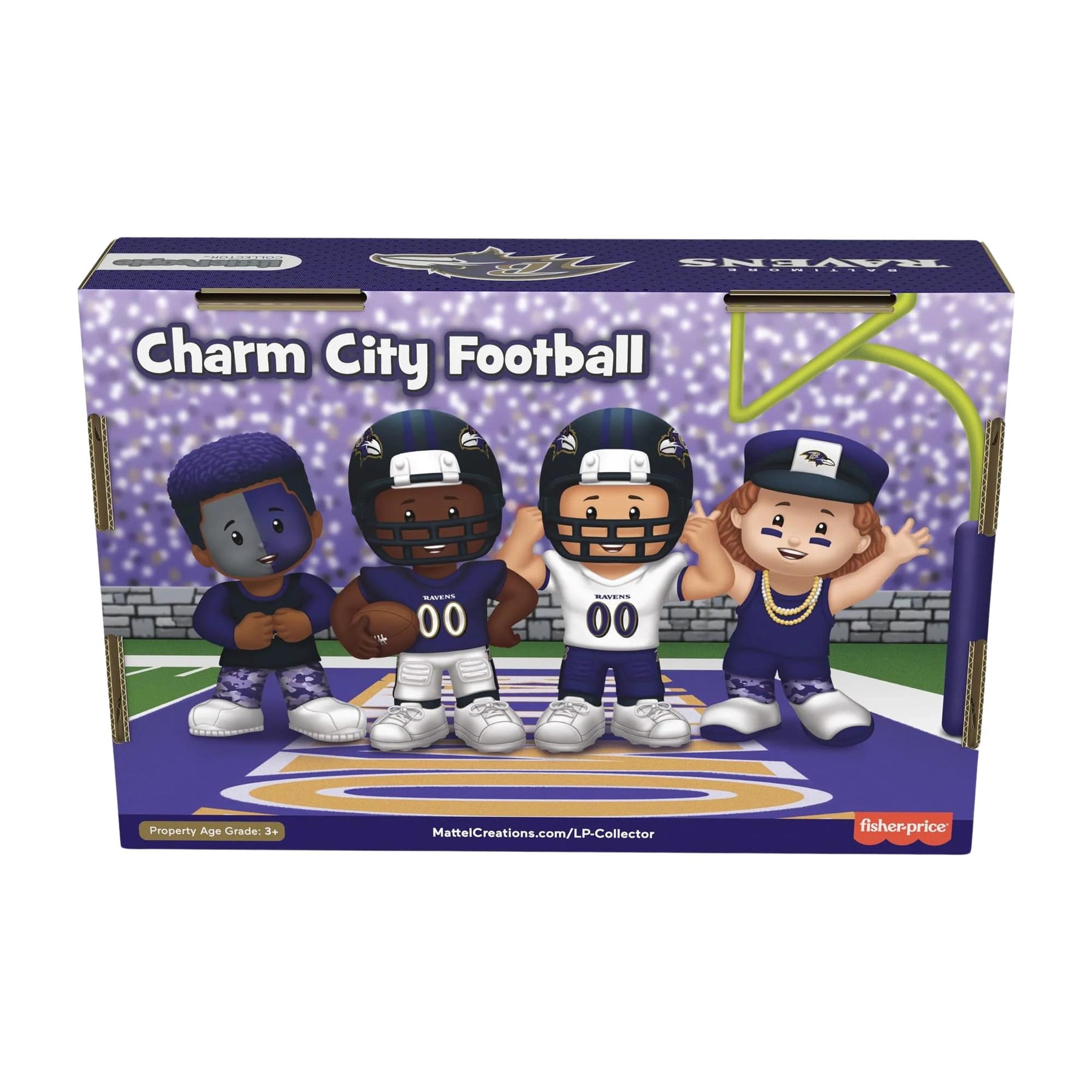 Baltimore Ravens 4-Piece NFL Little People Collector Set