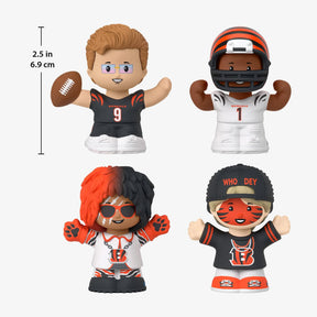 Cincinnati Bengals 4-Piece NFL Little People Collector Set