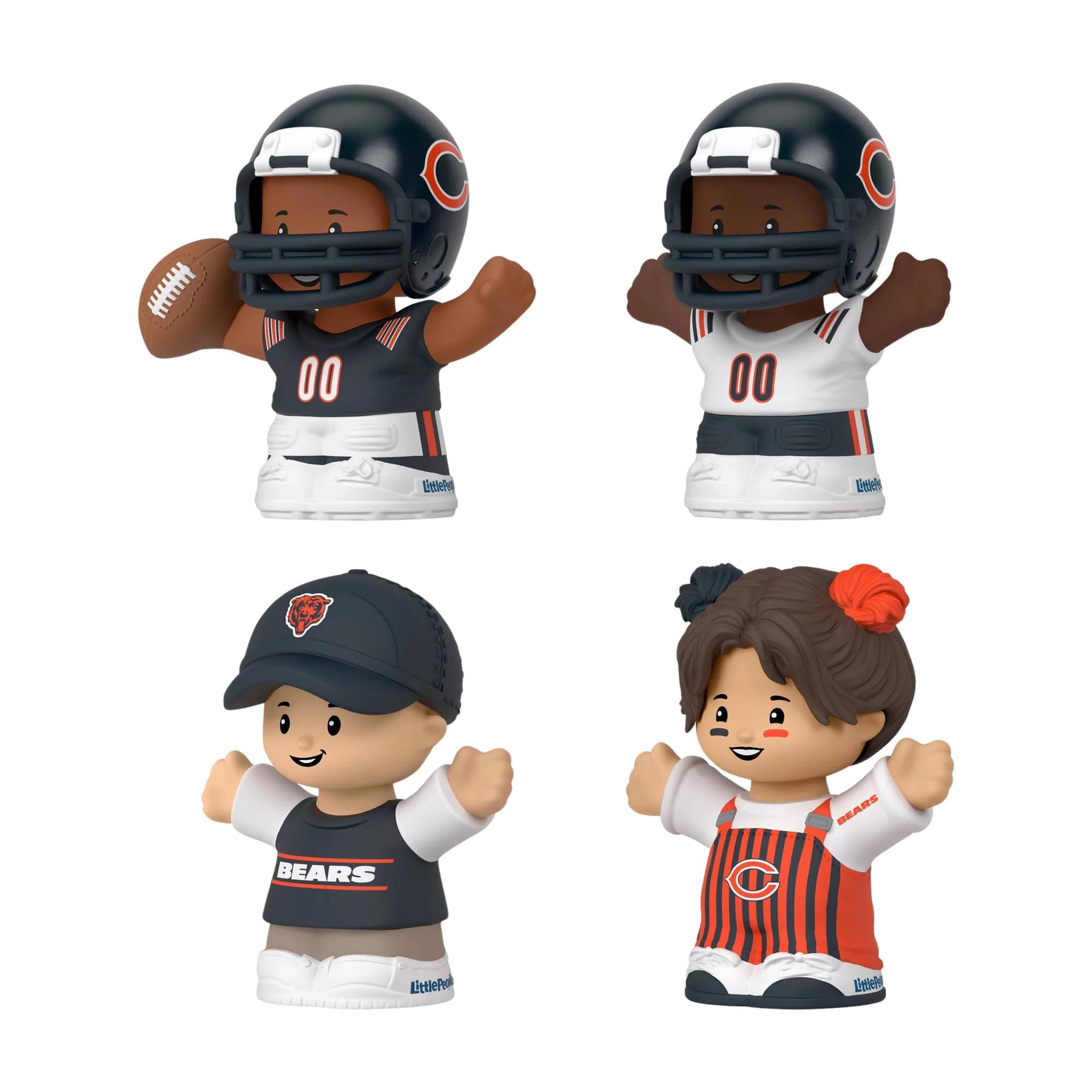 Chicago Bears 4-Piece NFL Little People Collector Set