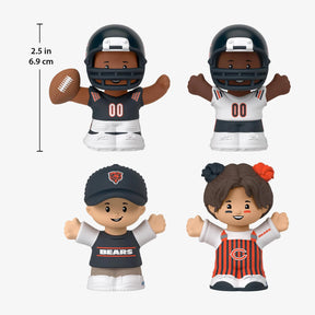 Chicago Bears 4-Piece NFL Little People Collector Set