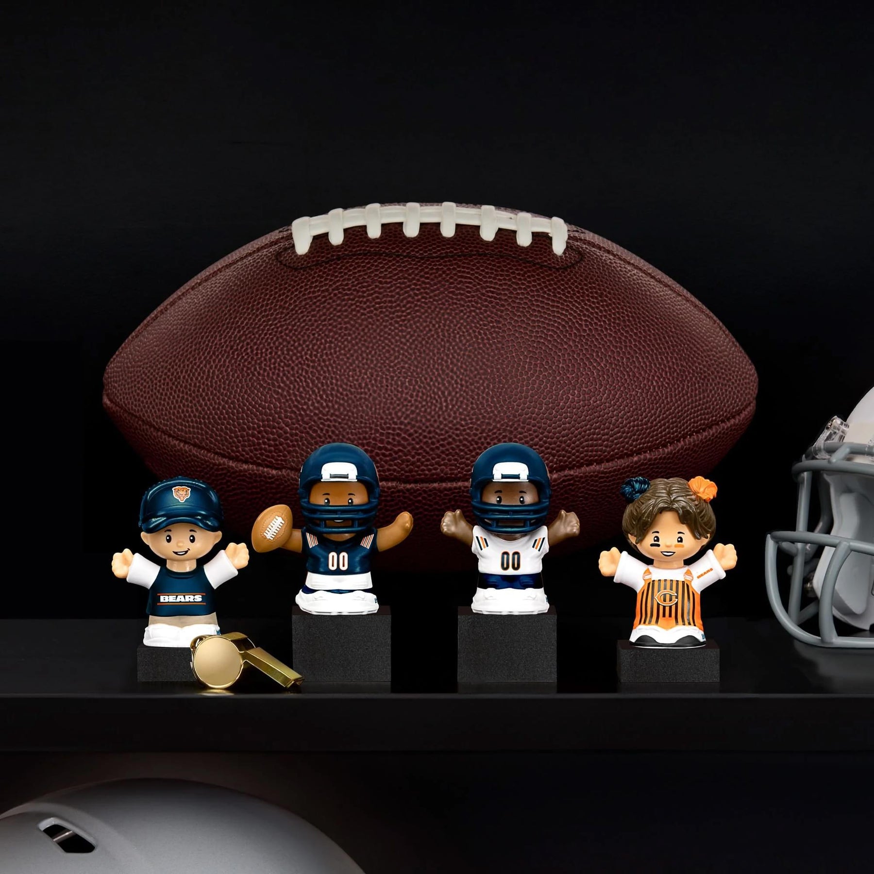 Chicago Bears 4-Piece NFL Little People Collector Set