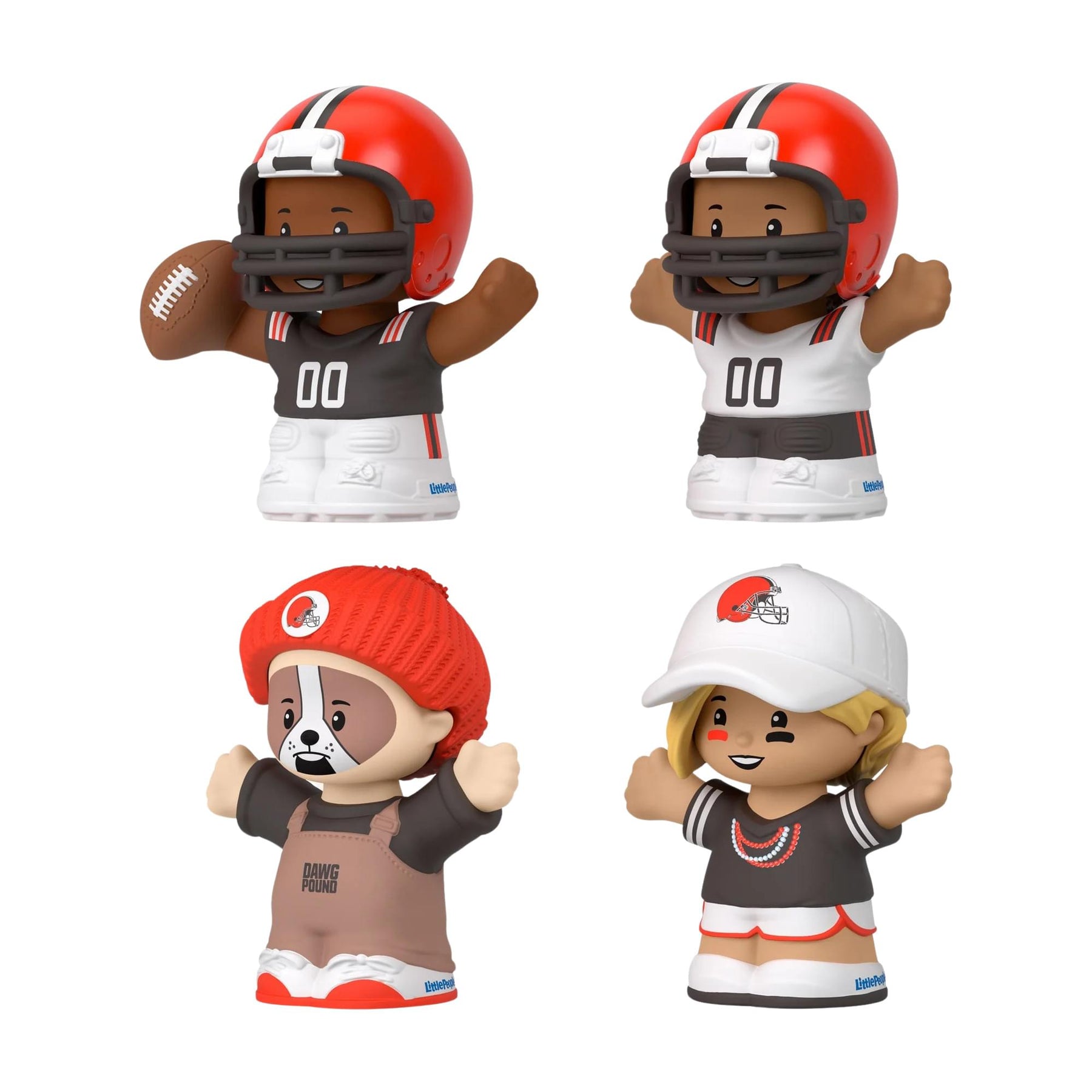 Cleveland Browns 4-Piece NFL Little People Collector Set