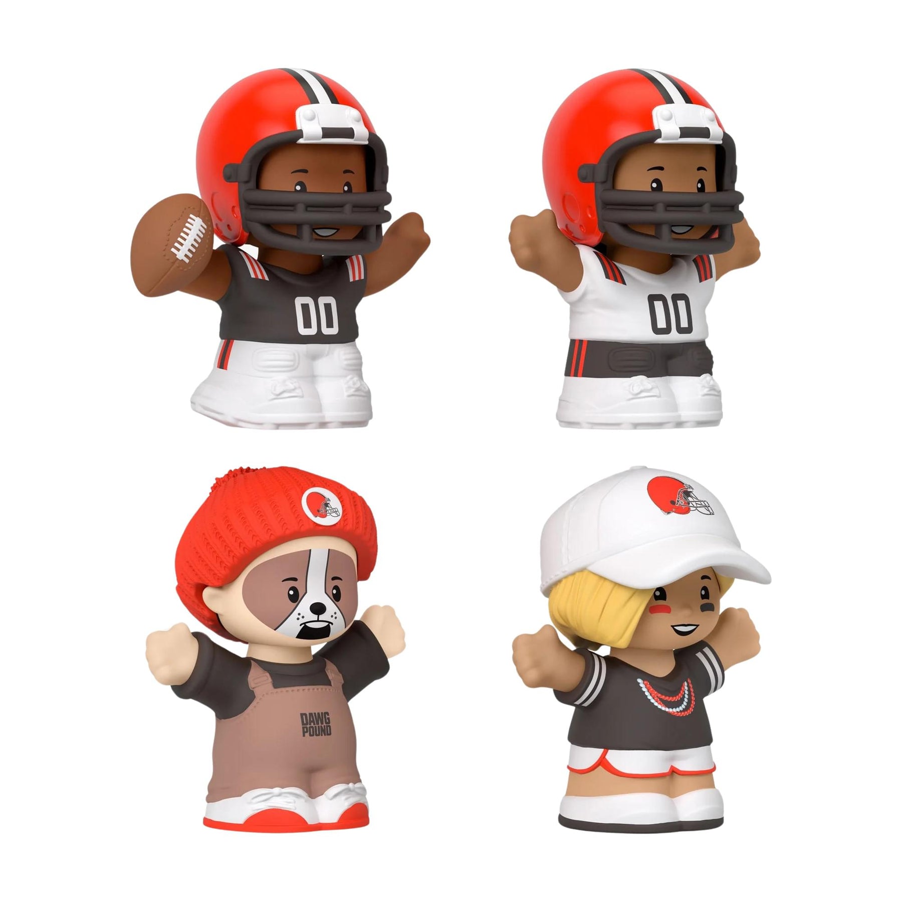 Cleveland Browns 4-Piece NFL Little People Collector Set